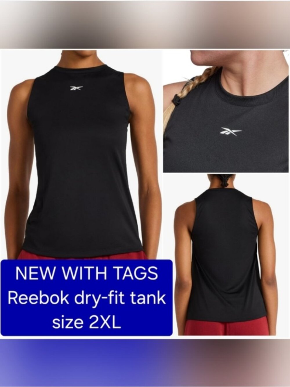 Reebok dry fit tank size 2XL - NWT - Picture 14 of 16